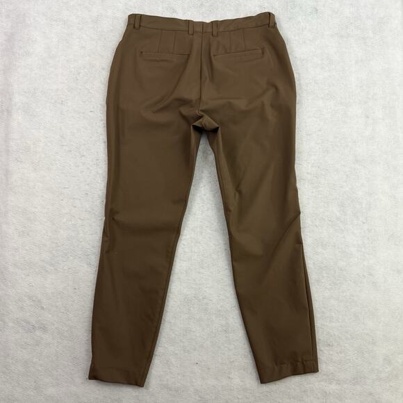 State And Liberty Pants Mens 38x30 Brown Athletic Fit Stretch Tech Chinos - Picture 4 of 13